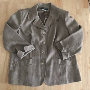 Plus size Harve benard houndstooth blazer